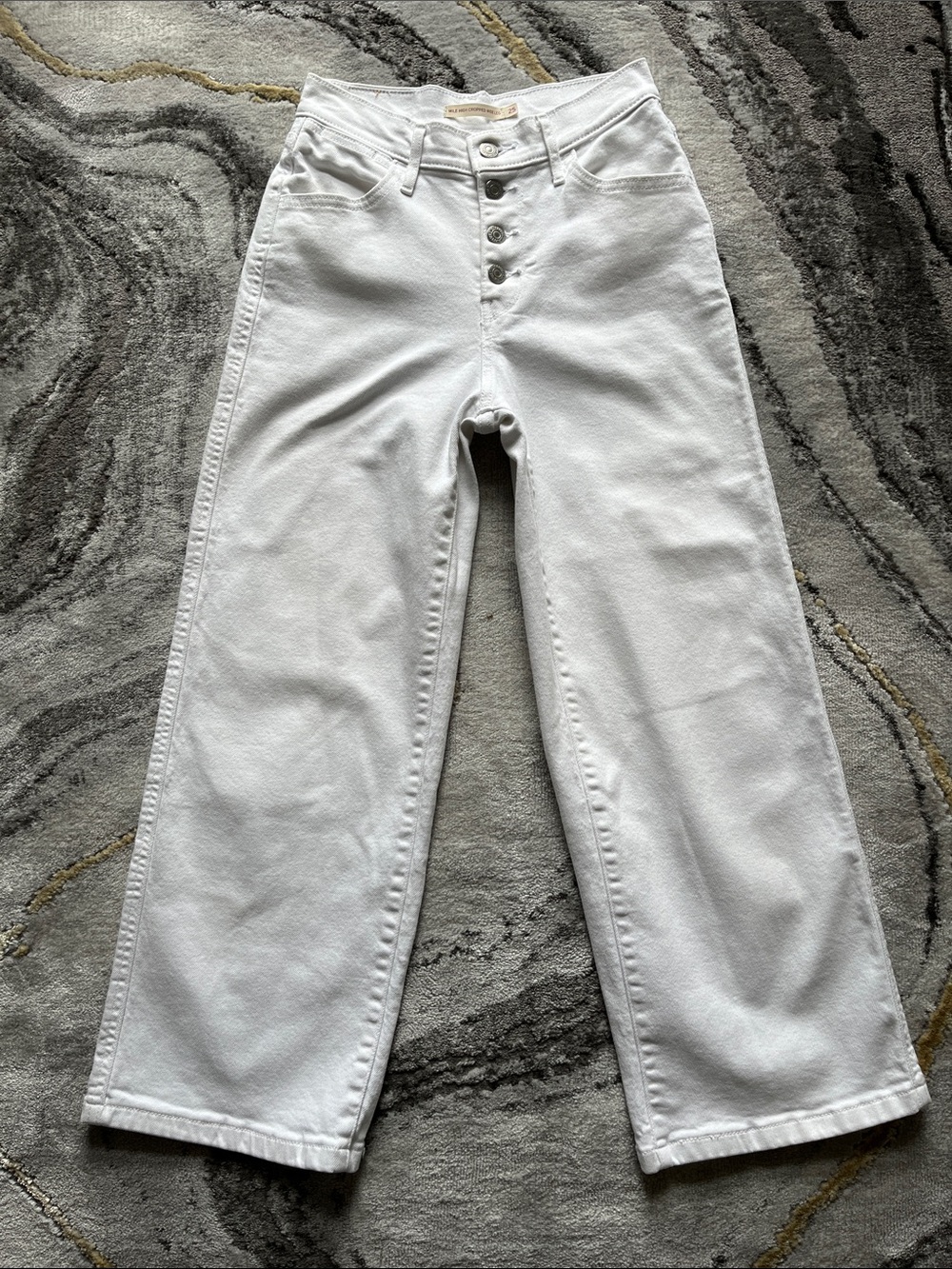 Levi’s Mile High Cropped Wide-Leg Jeans